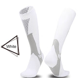 Men&Women New Compression Long Running Socks Men High Elastic Sports Stocking Running Cycling High Compression Leg Support