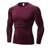 2018 Men's Quick Dry Breathable T-Shirt Fitness Hip Hop T-Shirts Men Sport Long Sleeve Gym Fitness T Shirt