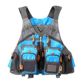 Outdoor Sport Fishing Life Vest Men Breathable Swimming Life Jacket Safety Waistcoat Survival Utility Vest