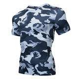 Camouflage Compression shirts Running Tights Men Soccer Training tshirt Sport T shirt Male Gym Jogging fitness shirt Sportswear