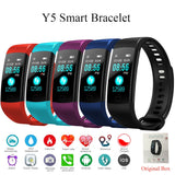 Y5 Smart Band Heart Rate Tracker Fitness Tracker Y5 Smartband Smart Bracelet Waterproof Smart Wristband Smart Watch Men